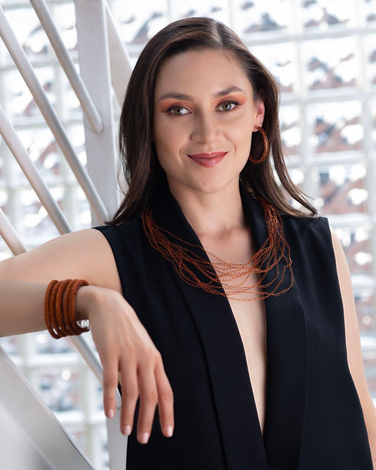 PULSERA TEJIDA EN COBRE - Imagen 3